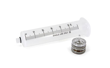 Squeezing syringe